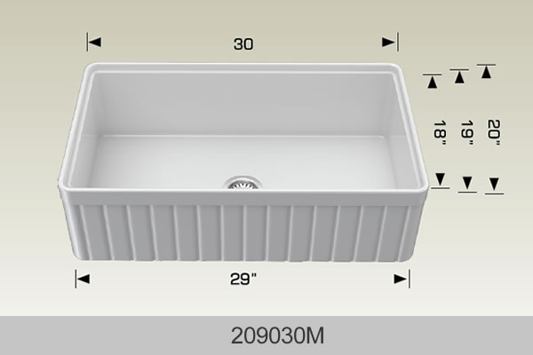 Bosco Fireclay Apron Series 209030M