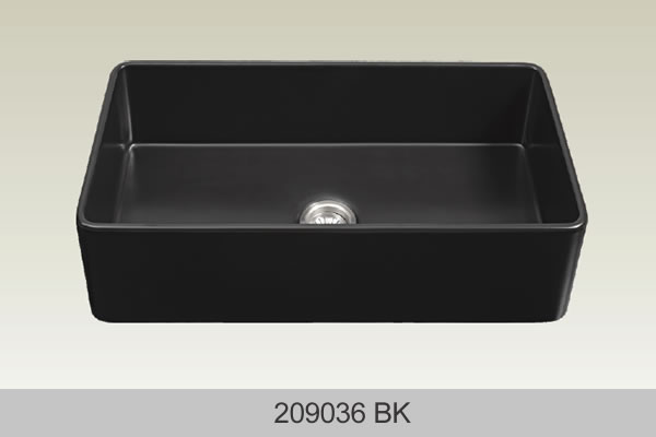 Bosco Fireclay Apron Series 209036 BK