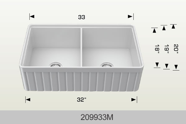 Bosco Fireclay Apron Series 209933M