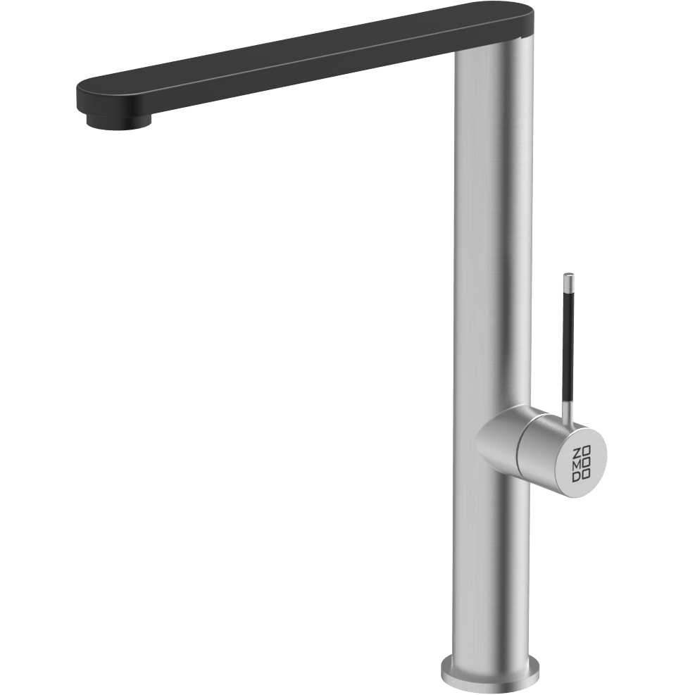 Zomodo KTC013-HBB Piato 13 - Brushed SS/Black KTC013-HBB