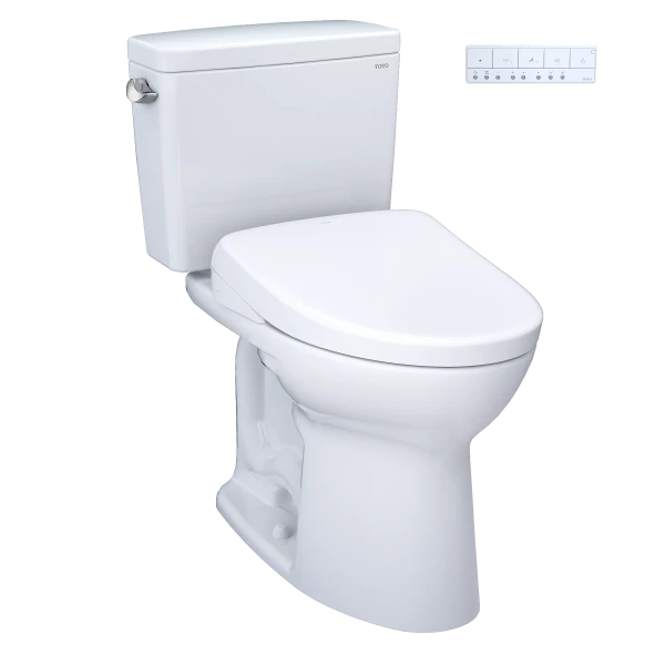 Toto Drake® WASHLET®+ S7 Two-Piece Toilet - 1.28 GPF - Universal Height