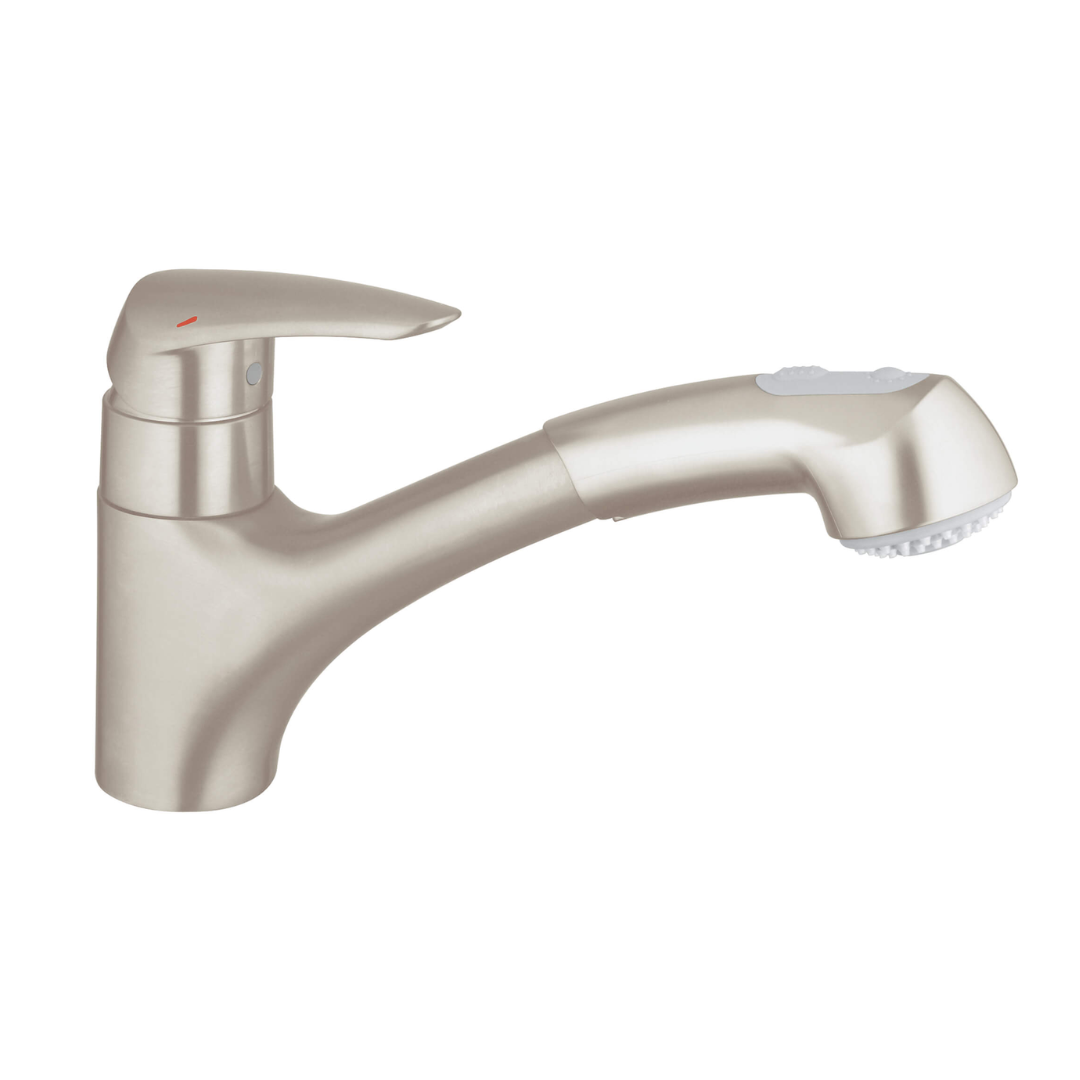 Grohe EURODISC Single Handle Pull Out Kitchen Faucet Dual Spray 6.6 L/Min (1.75 GPM)