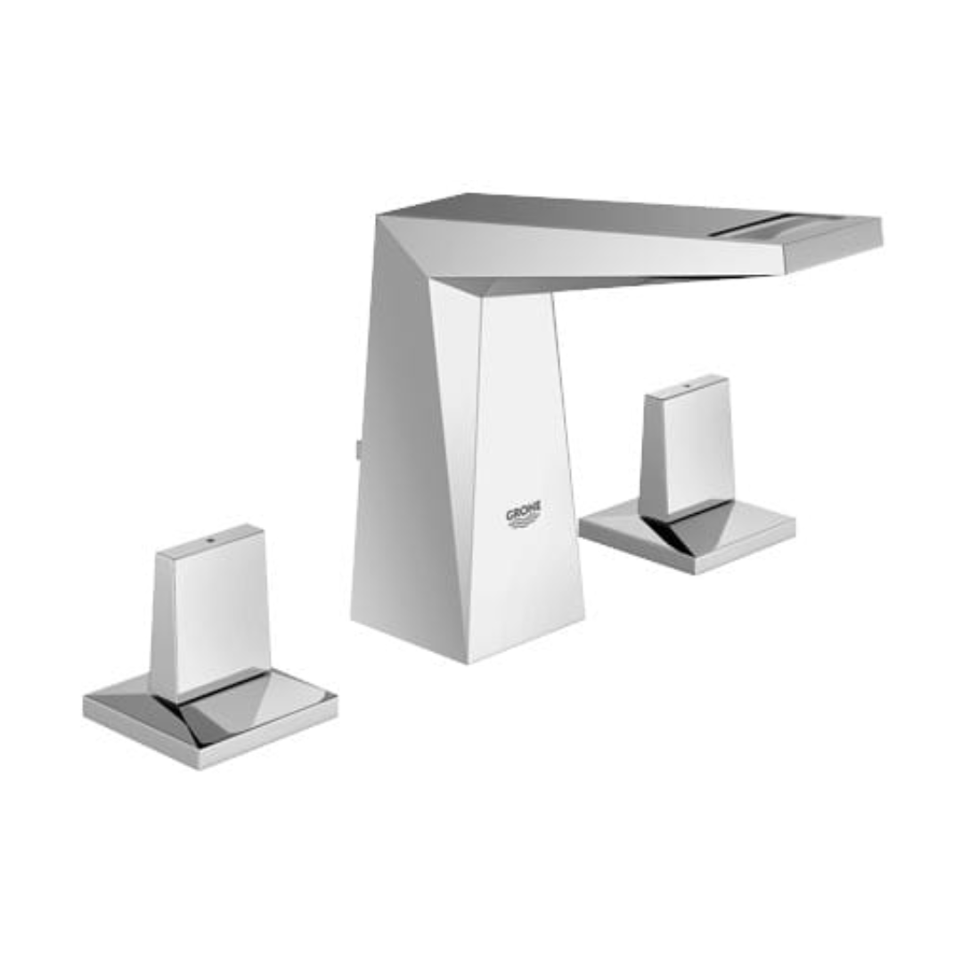 Grohe ALLURE BRILLIANT 8 Widespread 2 Handle S-Size Bathroom Faucet 4.5 L/Min (1.2 GPM)