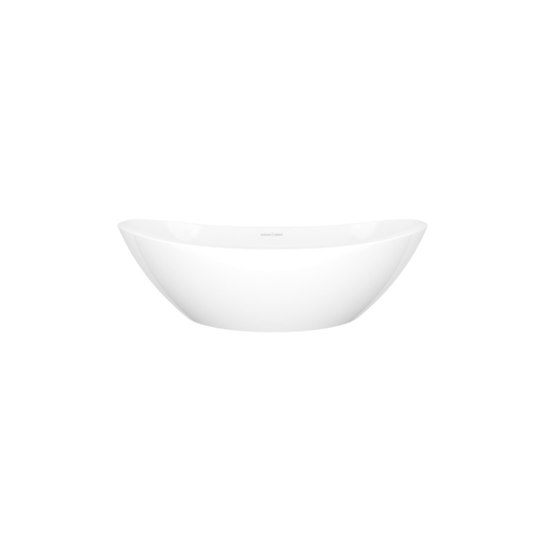 Victoria + Albert Amalfi 55 Oval 21-5/8 Inch Vessel Lavatory Sink In Volcanic Limestone™ Without Internal Overflow