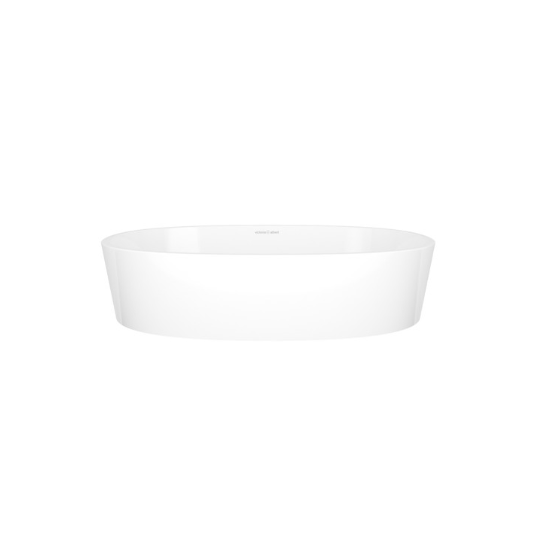 Victoria + Albert Ios 54 Oval 21-1/4 Inch Vessel Lavatory Sink In Volcanic Limestone™ Without Internal Overflow