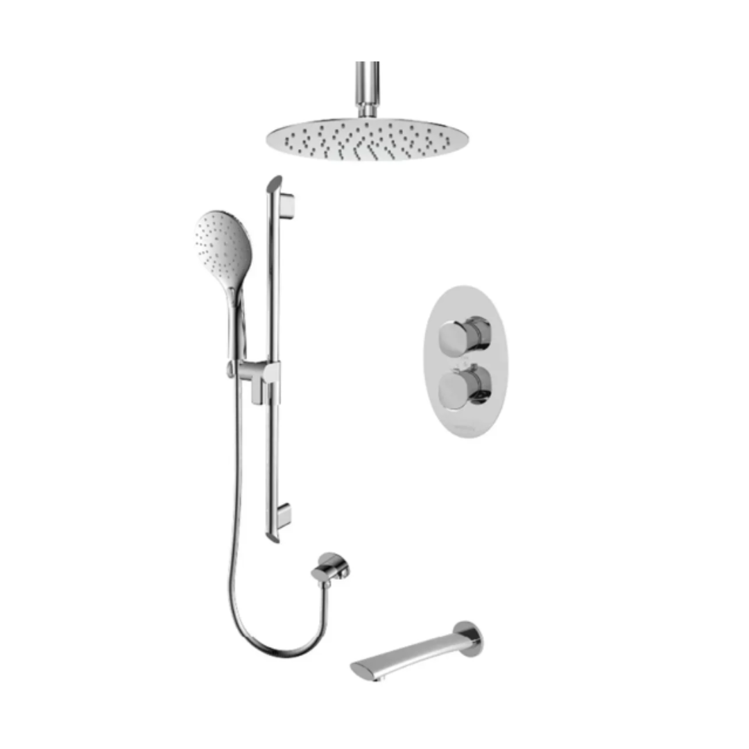 Tenzo FLUVIA FLT33-511315-CR Shower kit, 3 functions