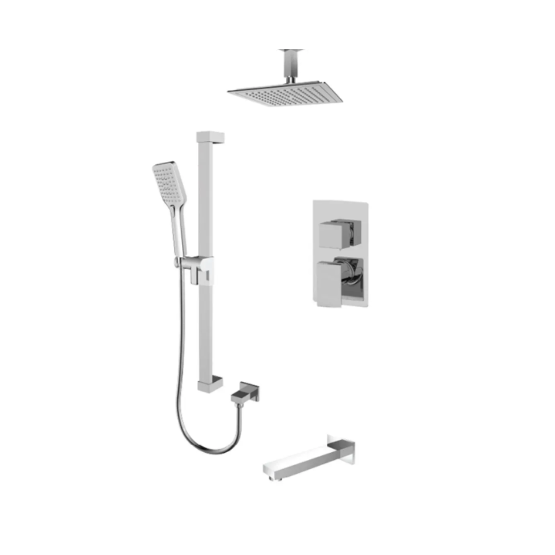 Tenzo SLICK SLPB33-511345-CR Shower kit, 3 function