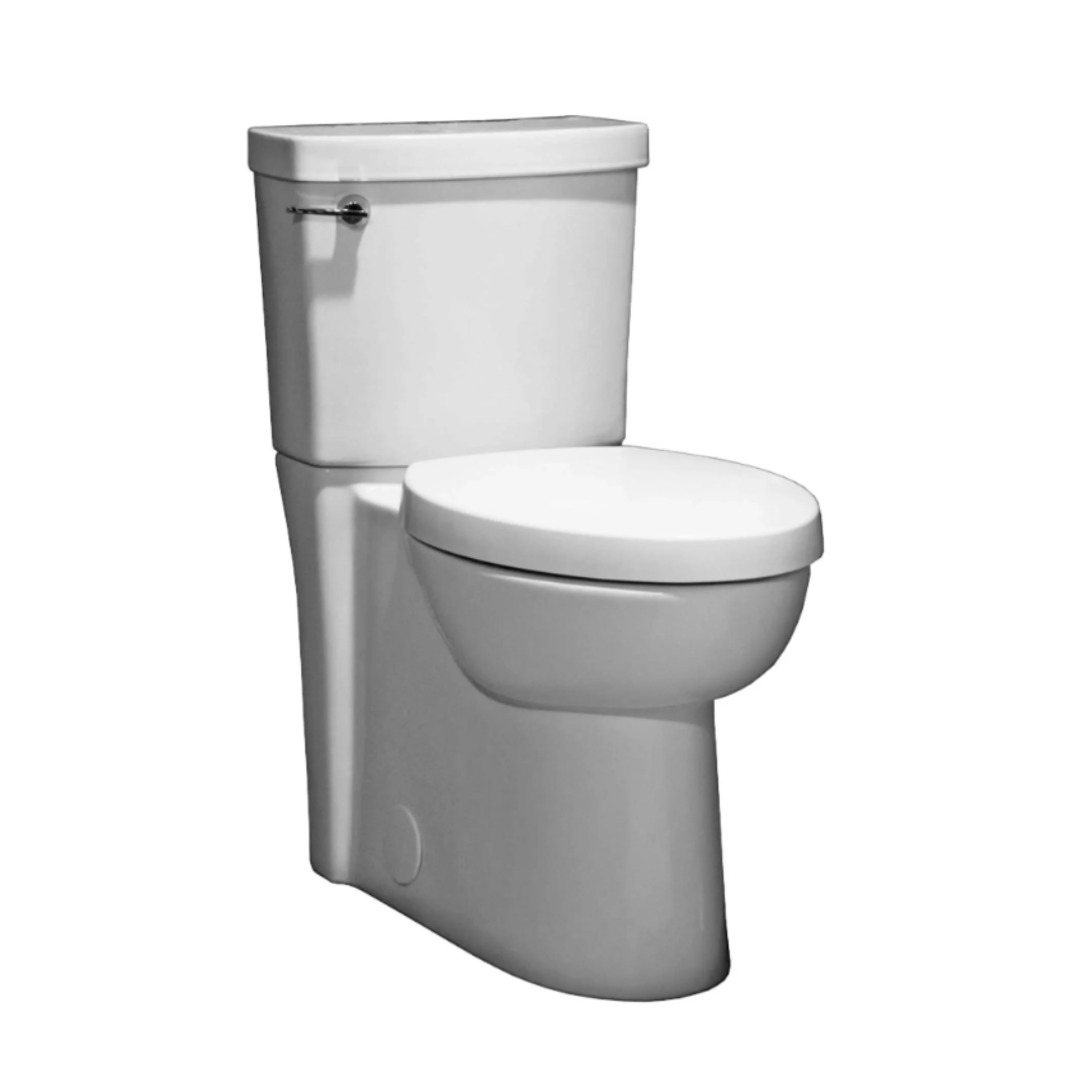 American Standard Studio Concealed Trapway Two-Piece 1.6 gpf/6.0 Lpf Chair Height Elongated Toilet with Seat