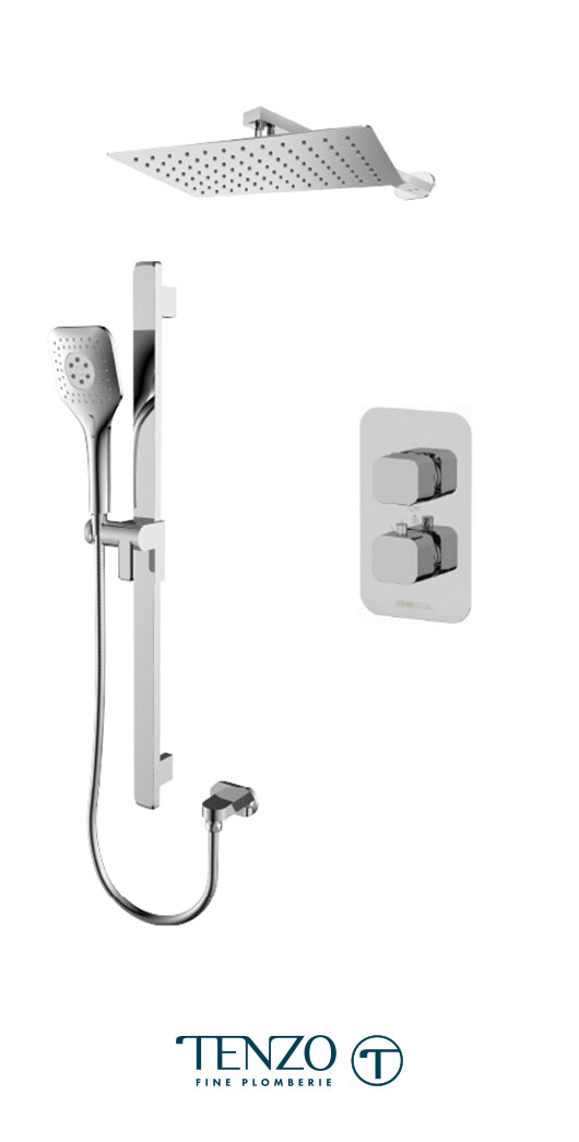 Tenzo QUANTUM QUT32-20110-CR Shower kit, 2 functions