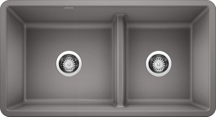 Blanco PRECIS U 1¾ Low Divide Silgranit Sink