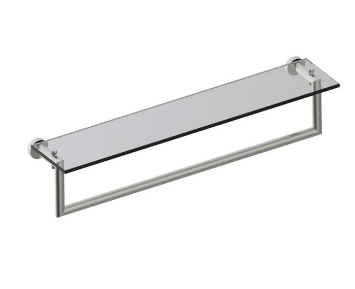 Kartners Oslo Glass Shelf w/ Towel Rail 24"
