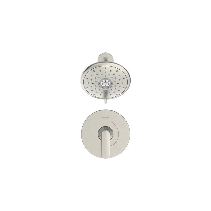 American Standard Aspirations 1.8 gpm/6.8L/min Shower Trim Kit With Water-Saving Showerhead and Double Ceramic Pressure Balance Cartridge With Lever Handle