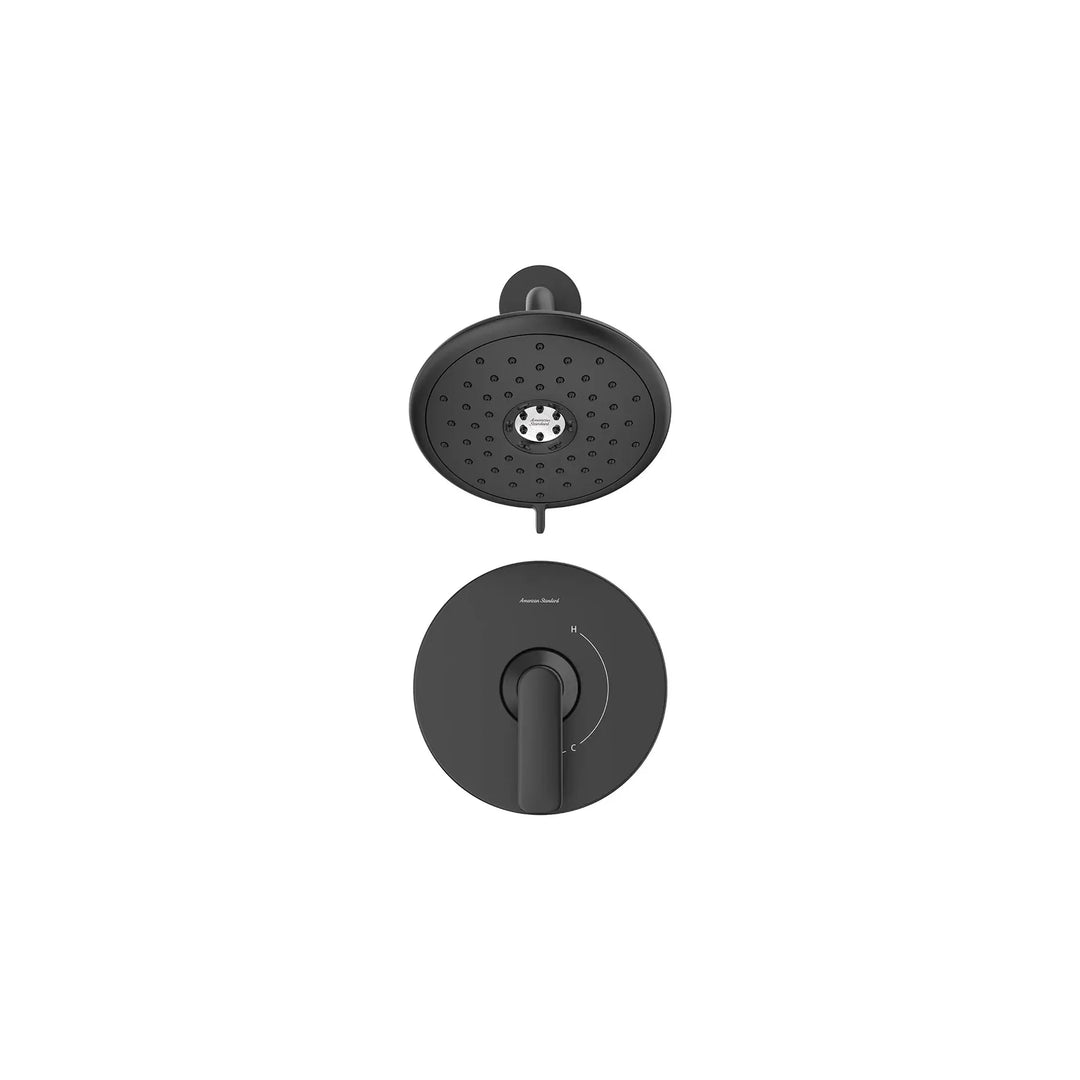 American Standard Aspirations 1.8 gpm/6.8L/min Shower Trim Kit With Water-Saving Showerhead and Double Ceramic Pressure Balance Cartridge With Lever Handle