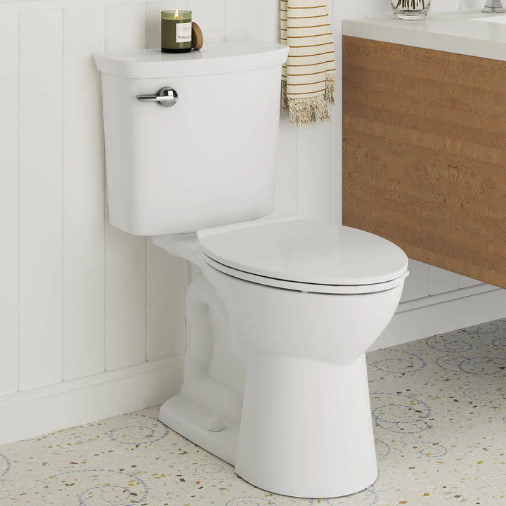American Standard VorMax® Two-Piece 1.28 gpf/4.8 Lpf Chair Height Elongated Toilet Less Seat