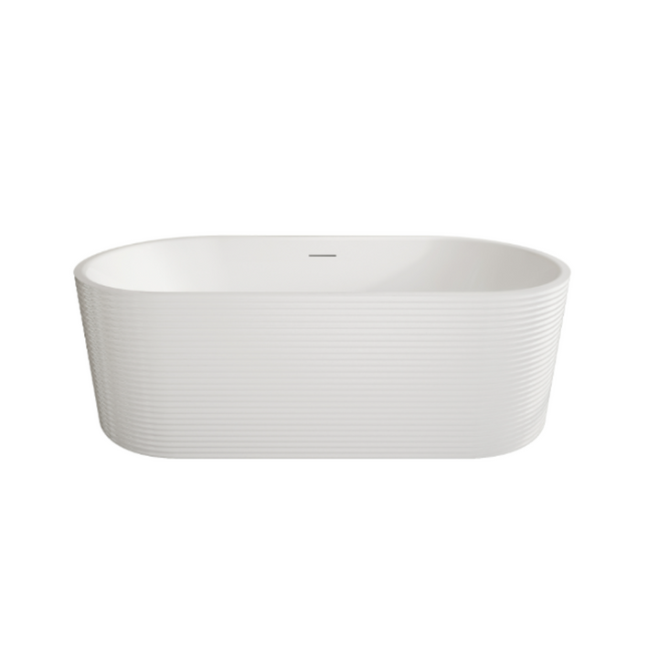 Produits Neptune Kavala 6732 AFR Acrylic Freestanding Center Drain Bathtub in White