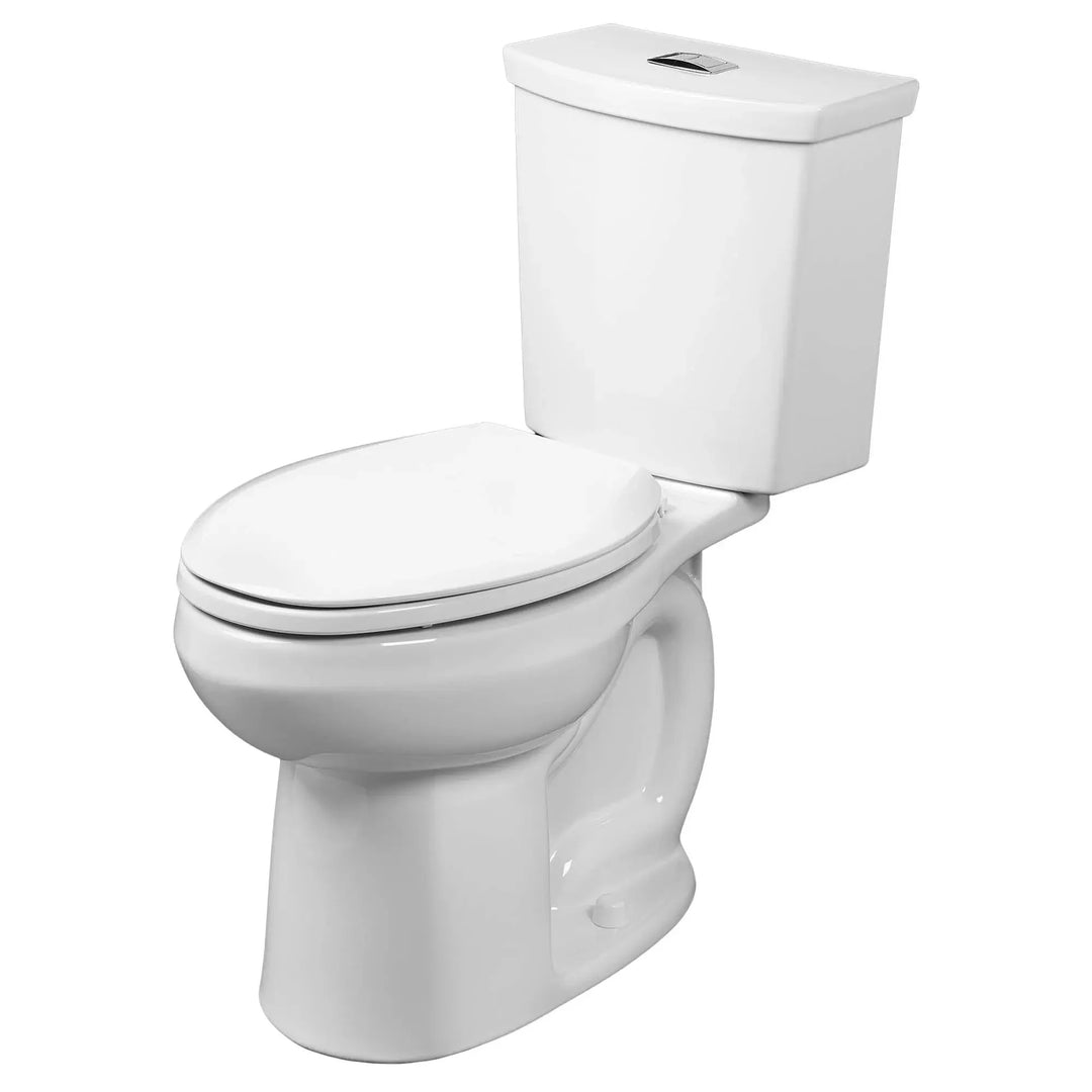 American Standard H2Option® Two-Piece Dual Flush 1.28 gpf/4.8 Lpf and 0.92 gpf/3.5 Lpf Standard Height Elongated Toilet Less Seat