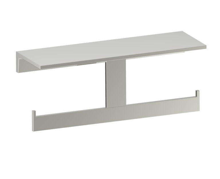 Kartners Berlin Shelf w/ Double Toilet Paper Holder 232159-2