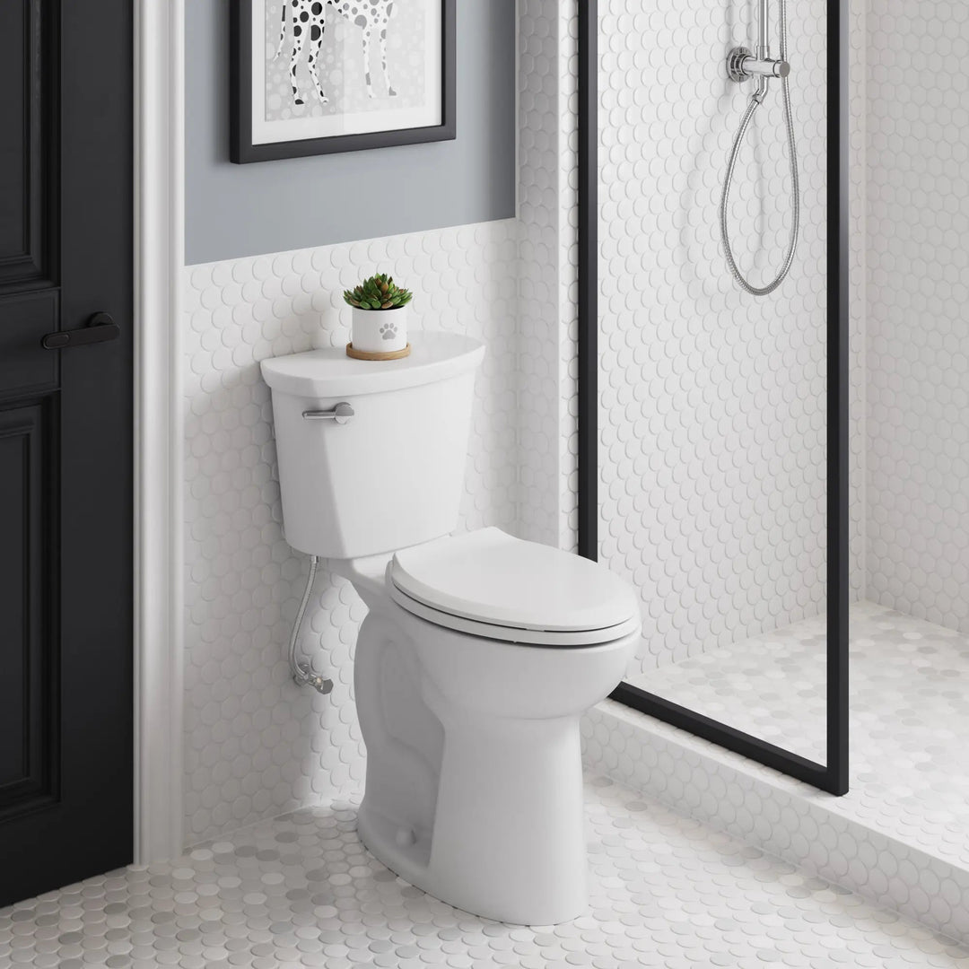 American Standard Cadet® PRO Two-Piece 1.28 gpf/4.8 Lpf Extra Tall Height Elongated Toilet Less Seat