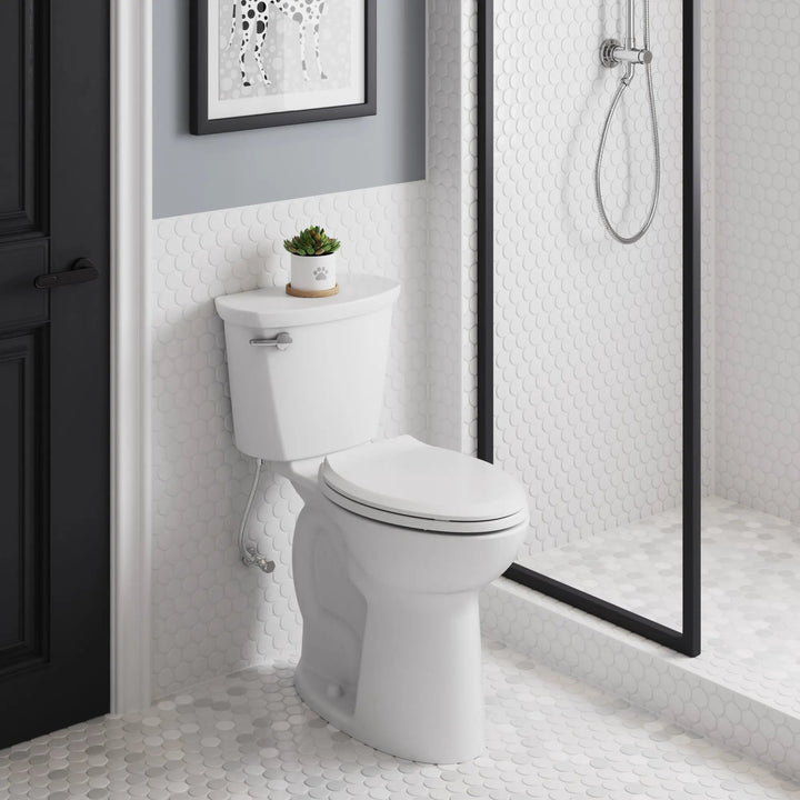 American Standard Cadet® PRO Two-Piece 1.28 gpf/4.8 Lpf Extra Tall Height Elongated Toilet Less Seat