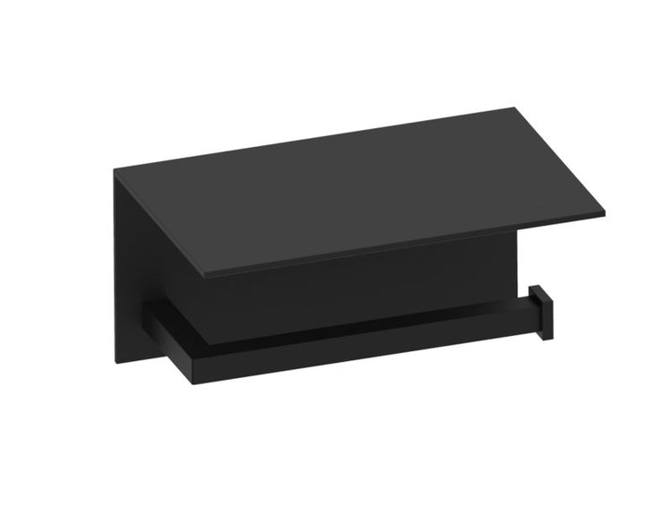 Kartners London Toilet Paper Holder with Shelf