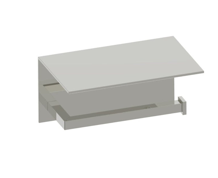 Kartners London Toilet Paper Holder with Shelf