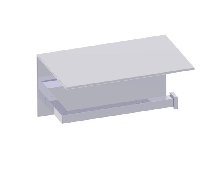 Kartners London Toilet Paper Holder with Shelf