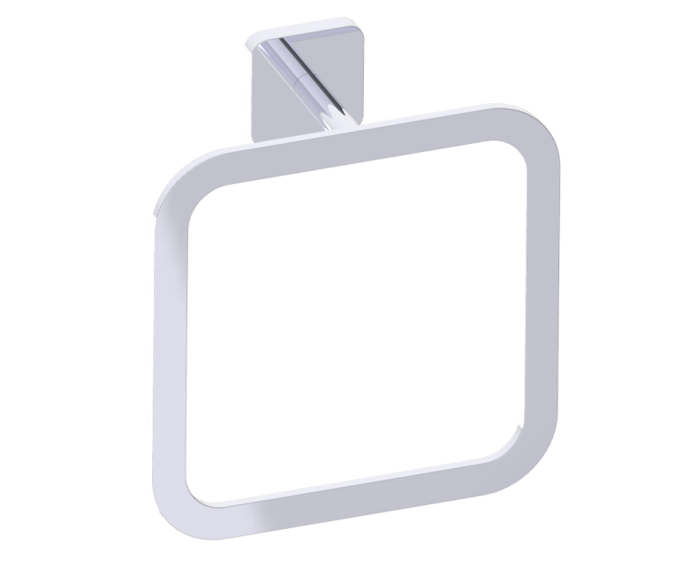 Kartners Milan Towel Ring - Square 254464