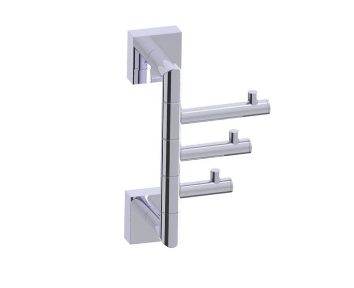 Kartners Madrid Triple Robe Hook - Swivel 262133