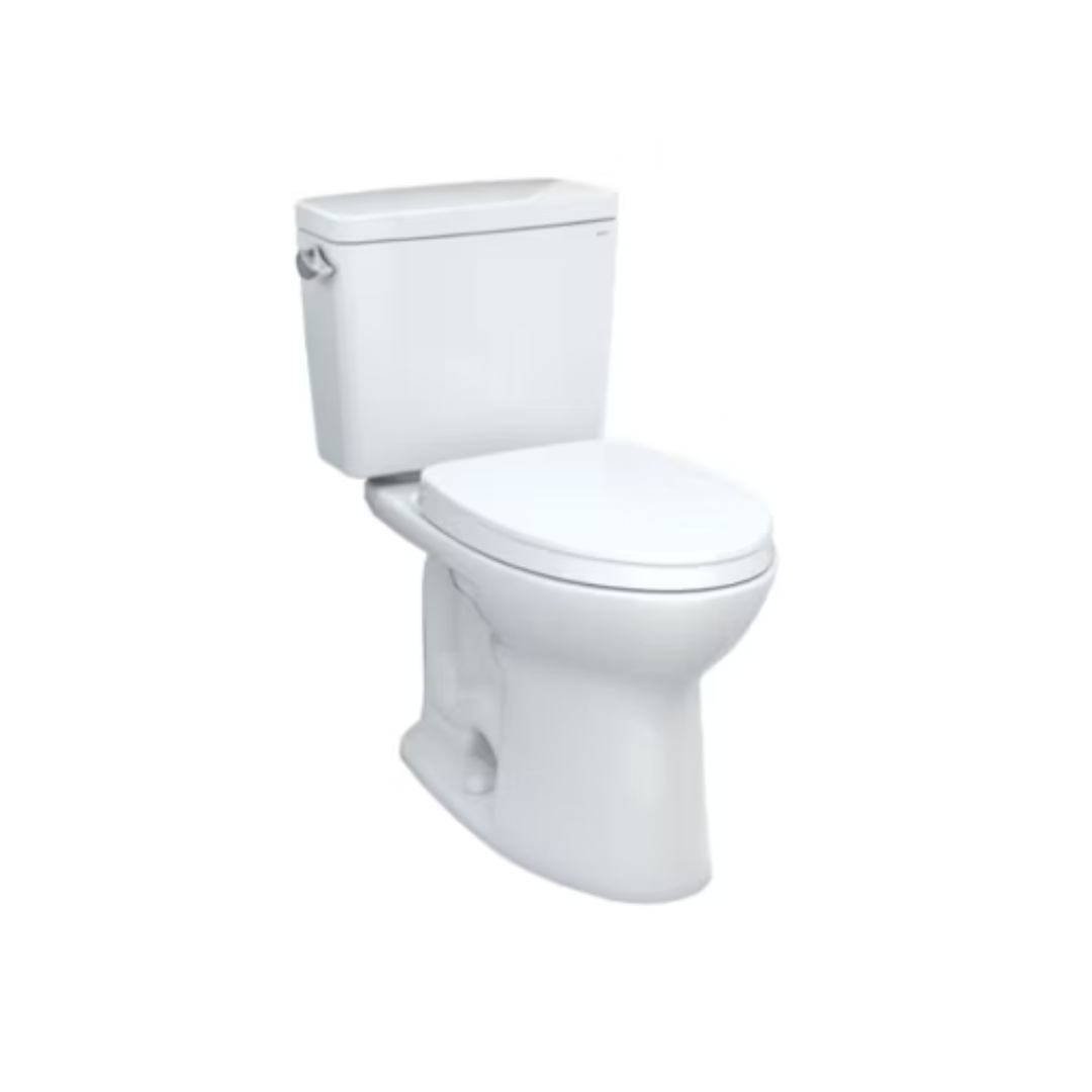 TOTO DRAKE® TWO-PIECE TOILET, 1.28 GPF, ELONGATED BOWL - UNIVERSAL HEIGHT