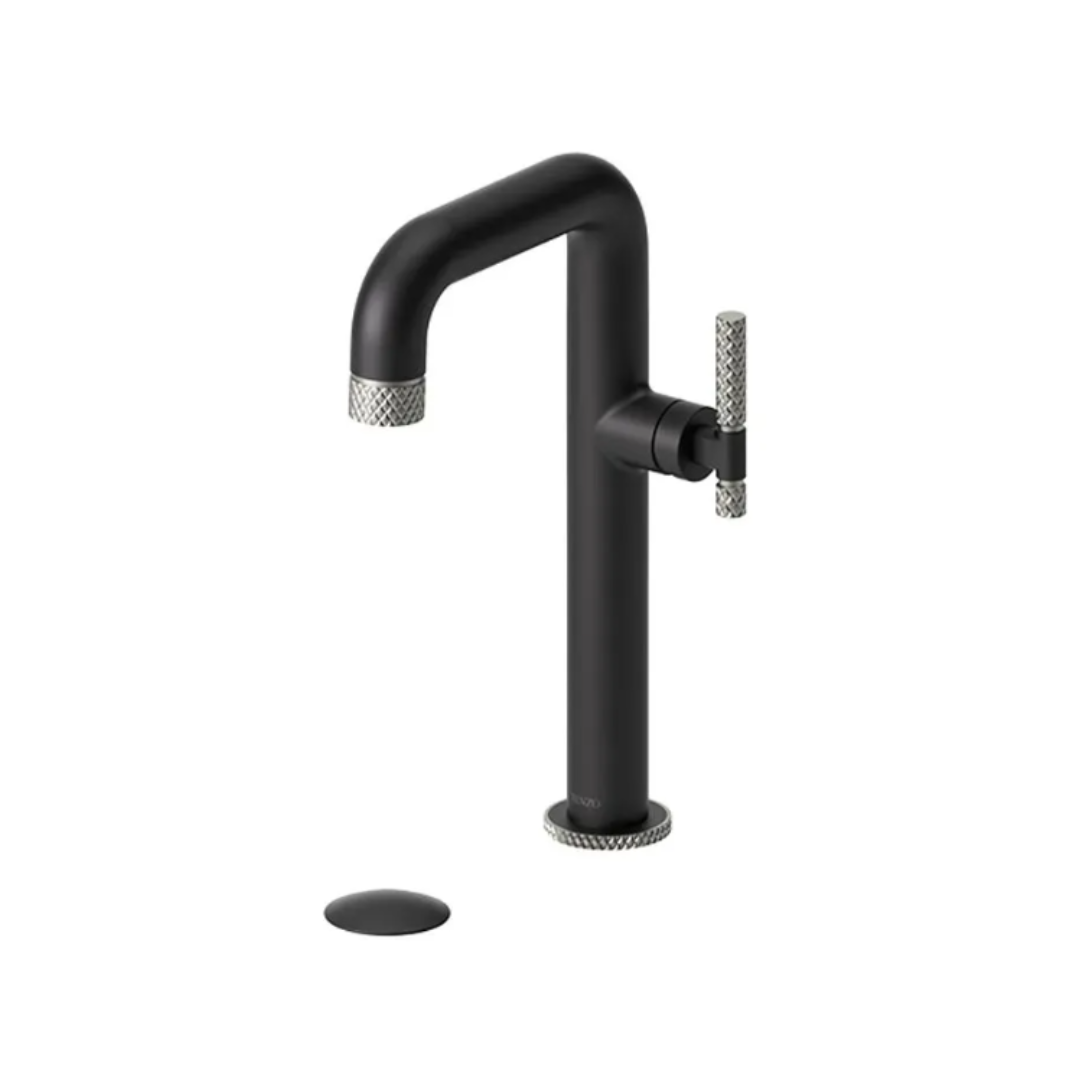 Tenzo Bellacio-C Tall Single Hole Lavatory Faucet with drain BE10H-C-P-XX