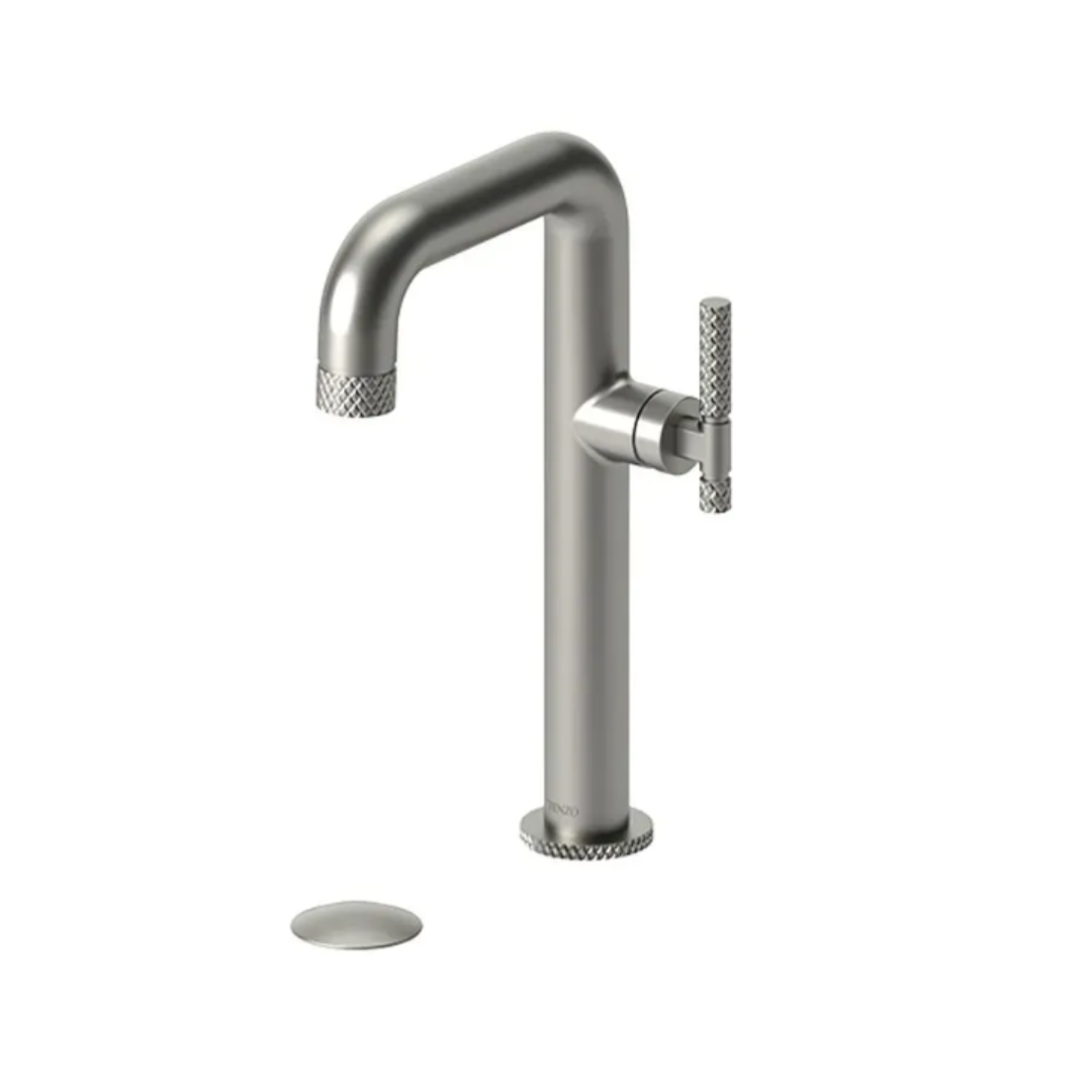 Tenzo Bellacio-C Tall Single Hole Lavatory Faucet with drain BE10H-C-P-XX