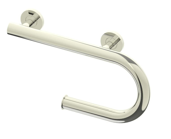 Kartners Grab Bar with Toilet Paper Holder - Left 8289110L
