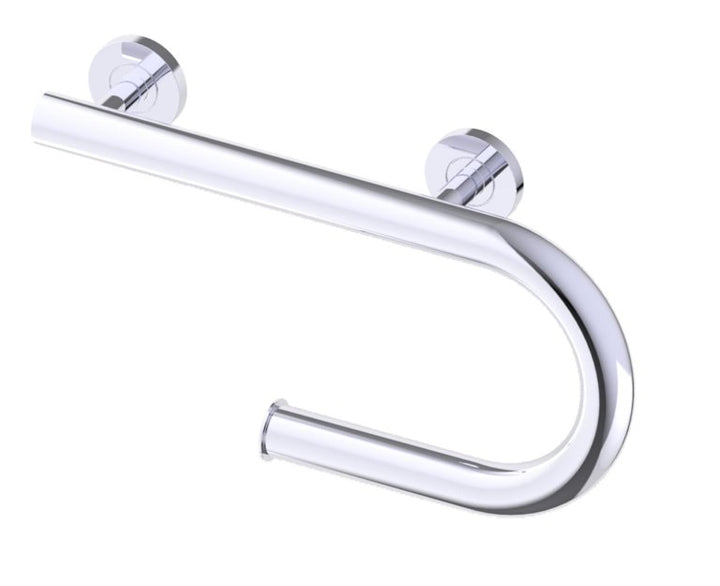 Kartners Grab Bar with Toilet Paper Holder - Left 8289110L