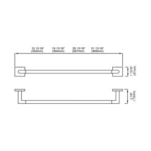 Sydney Atlanta Towel Bar ATL-TB