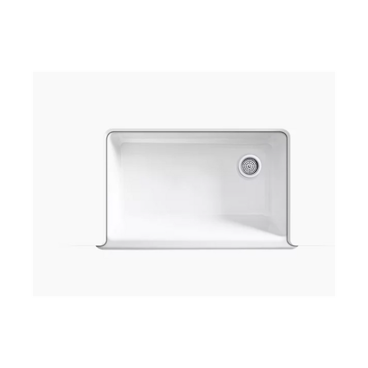 Kohler WHITEHAVEN® 35-3/4" undermount single-bowl farmhouse kitchen sink K-6489