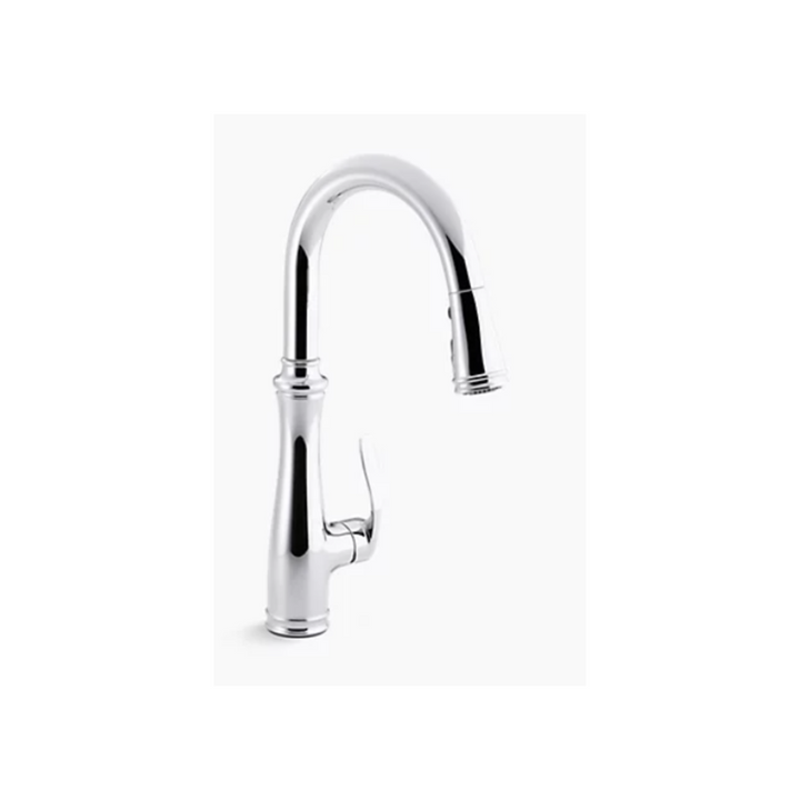 Kohler BELLERA  Pull-down kitchen sink faucet with three-function sprayhead K-560