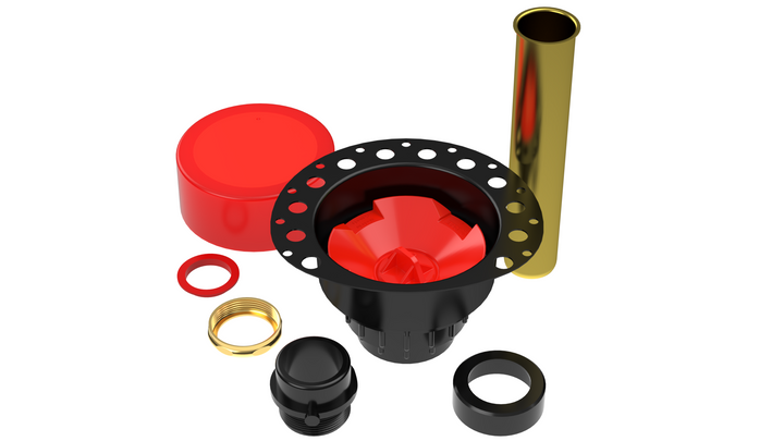 OS&B ABS Island Tub Drain Rough-in