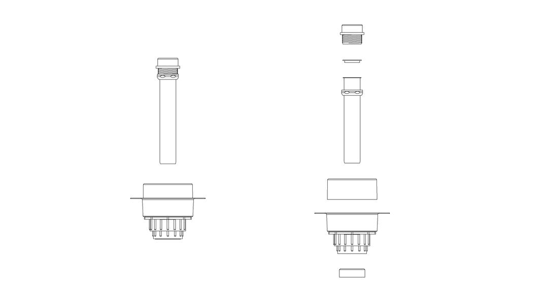 OS&B ABS Island Tub Drain Rough-in