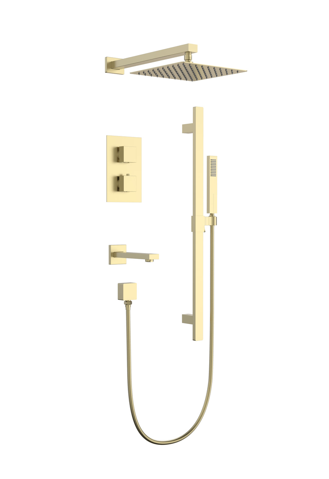 Aquaflo Kent 3-Way Thermostatic Shower Set SKKTH30