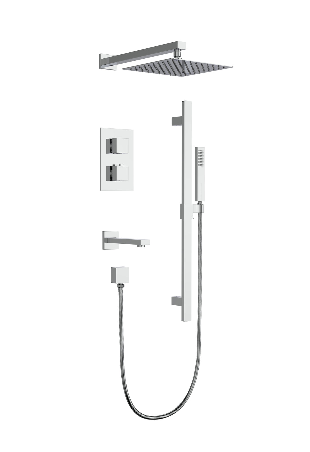 Aquaflo Kent 3-Way Thermostatic Shower Set SKKTH30