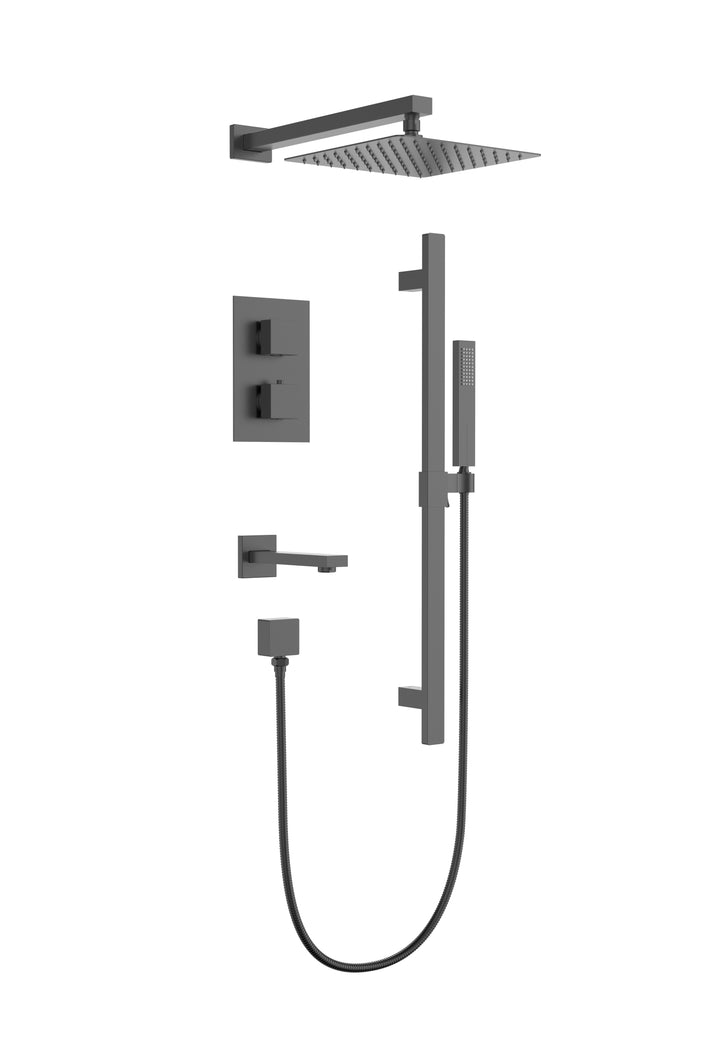 Aquaflo Kent 3-Way Thermostatic Shower Set SKKTH30