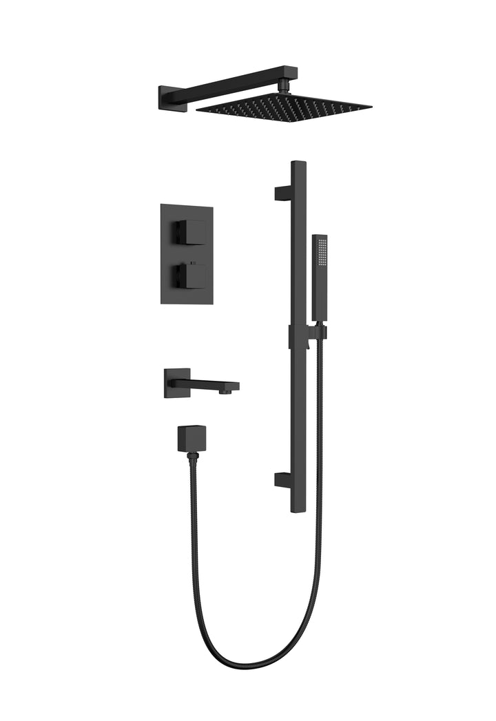 Aquaflo Kent 3-Way Thermostatic Shower Set SKKTH30
