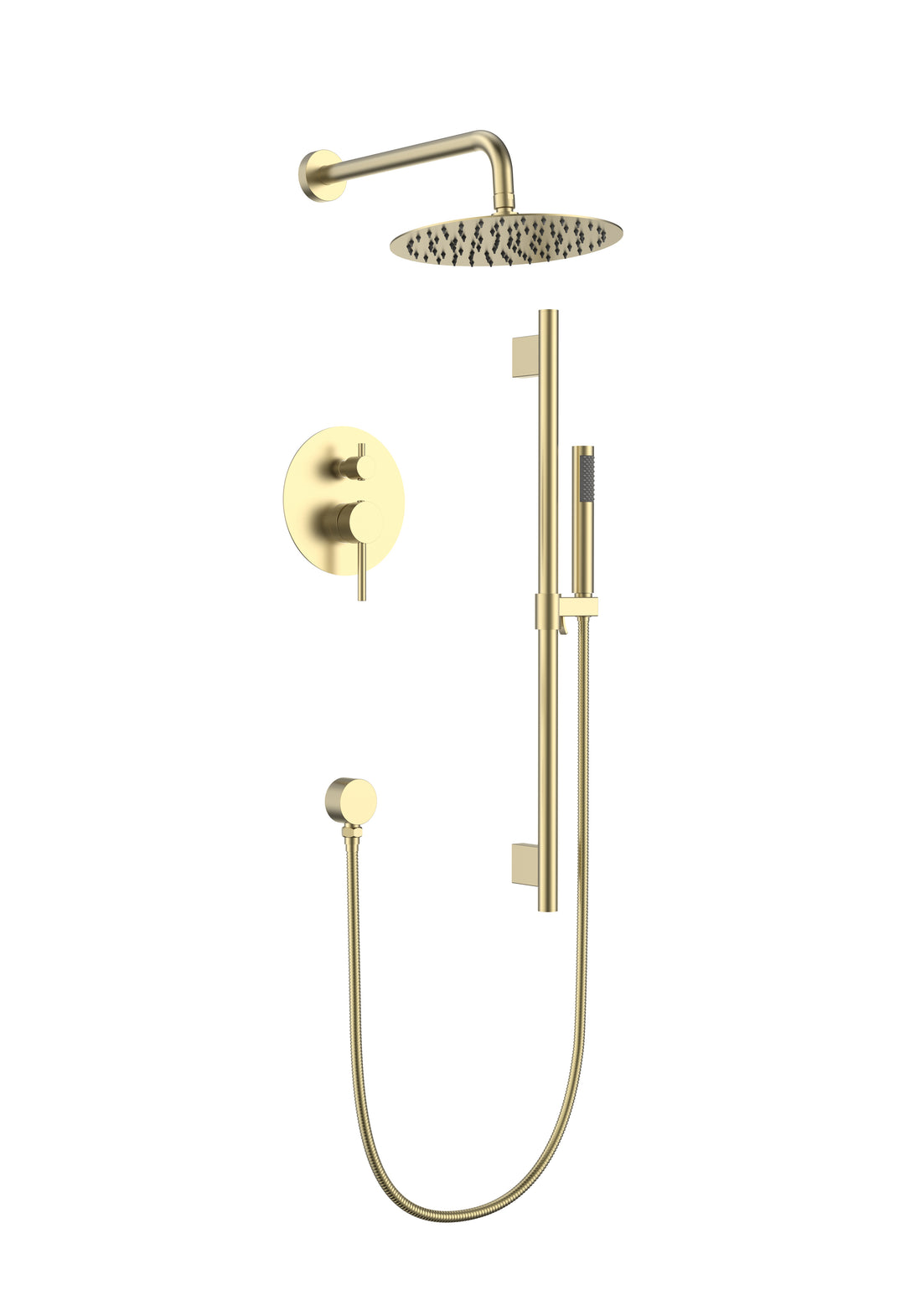 Aquaflo Rund 2-Way Thermostatic Shower Set SKRTH20