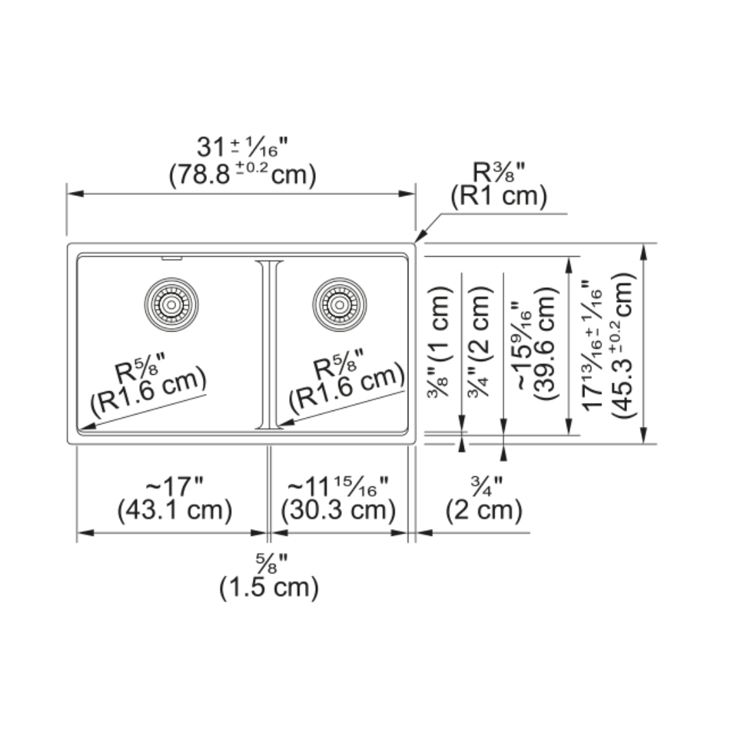 Franke Maris Undermount Sink-MAG1601611LD-S