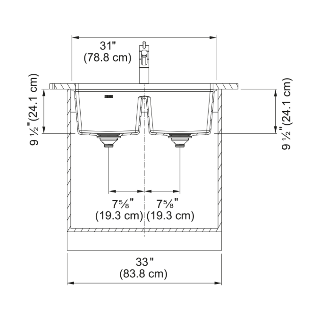 Franke Maris Undermount Sink - MAG1201414-S