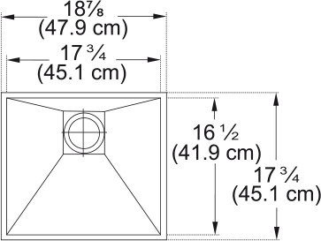 Franke Peak Undermount Sink - PKX11018-S