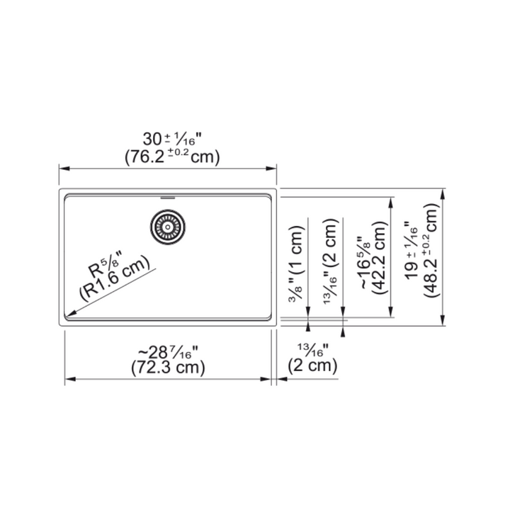 Franke Maris Undermount Sink - MAG11028-S