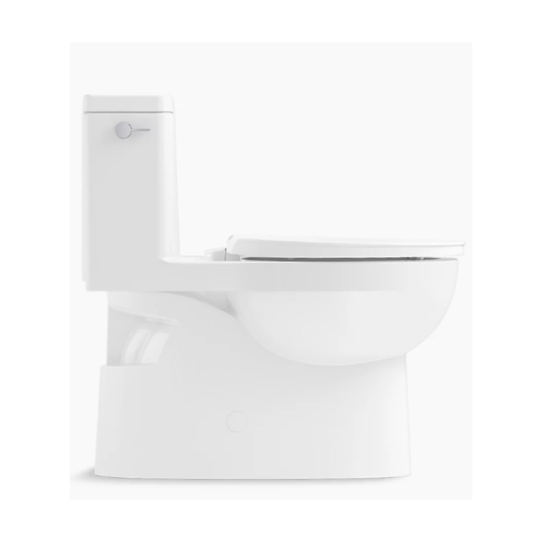 Kohler Reach® One-piece compact elongated toilet with skirted trapway, 1.28 gpf  K-78080-0