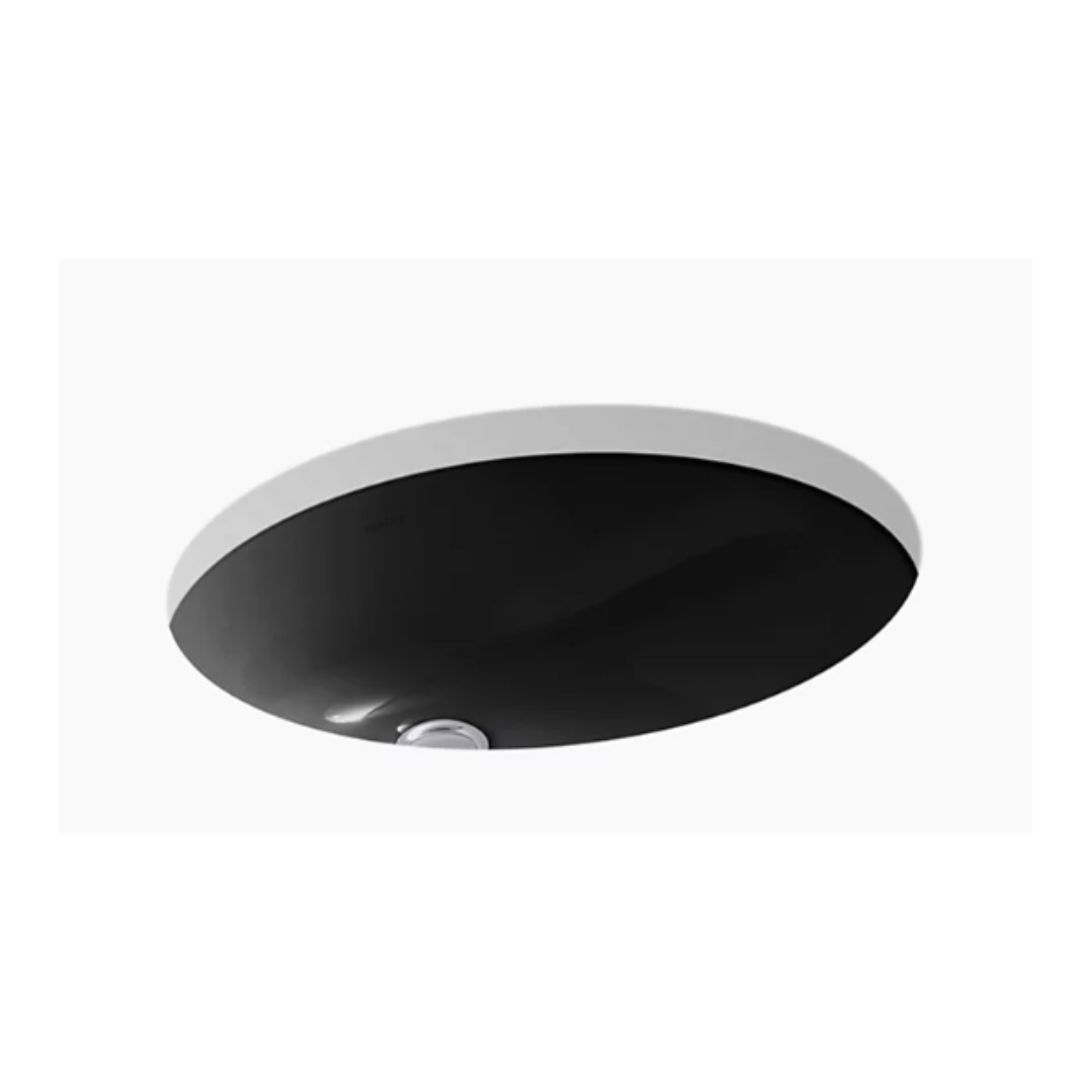 Kohler Caxton® 19-1/4" oval undermount bathroom sink  K-2210-0