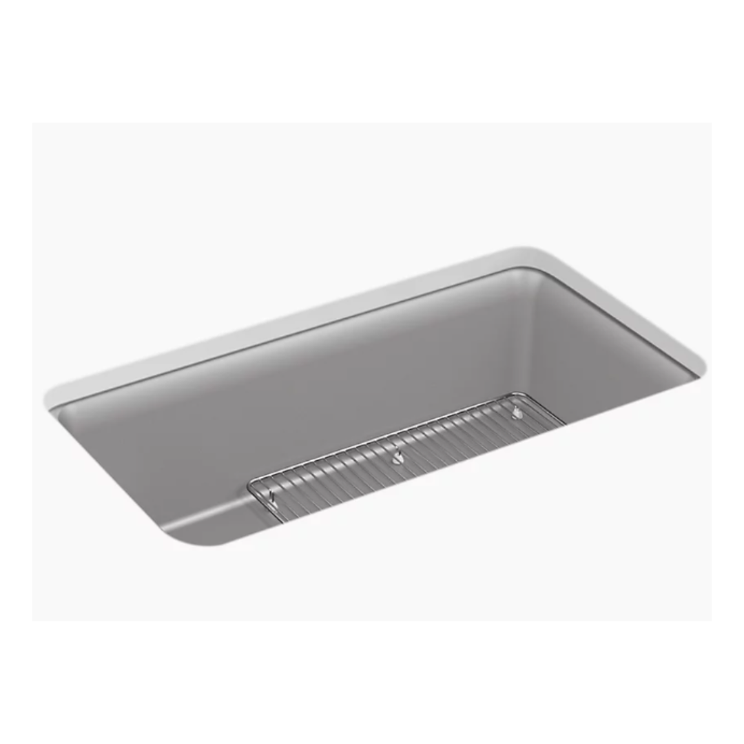 Kohler Cairn® 33-1/2" undermount single-bowl kitchen sink  K-8206-CM1